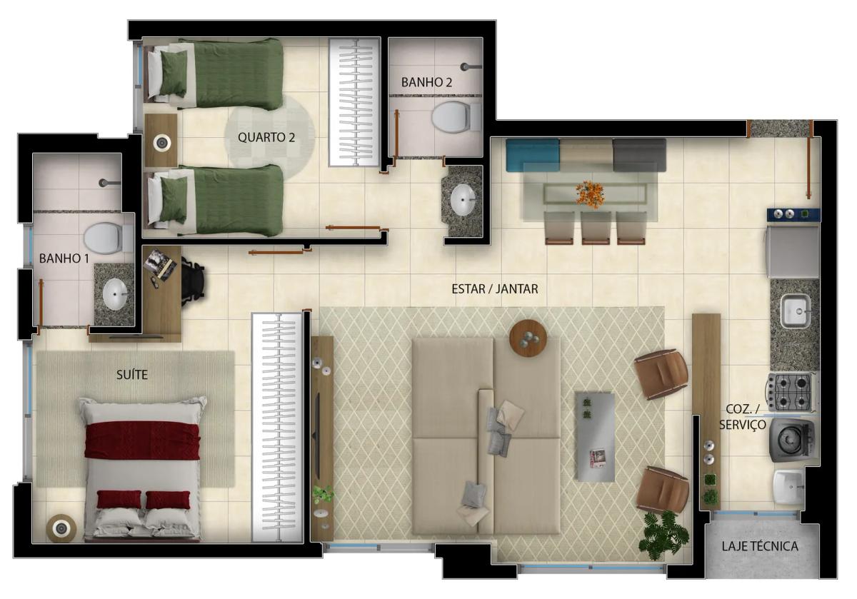 Duo Sky Garden – fachada do empreendimento