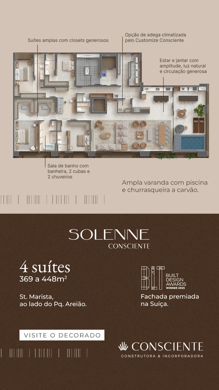Solenne – fachada do empreendimento