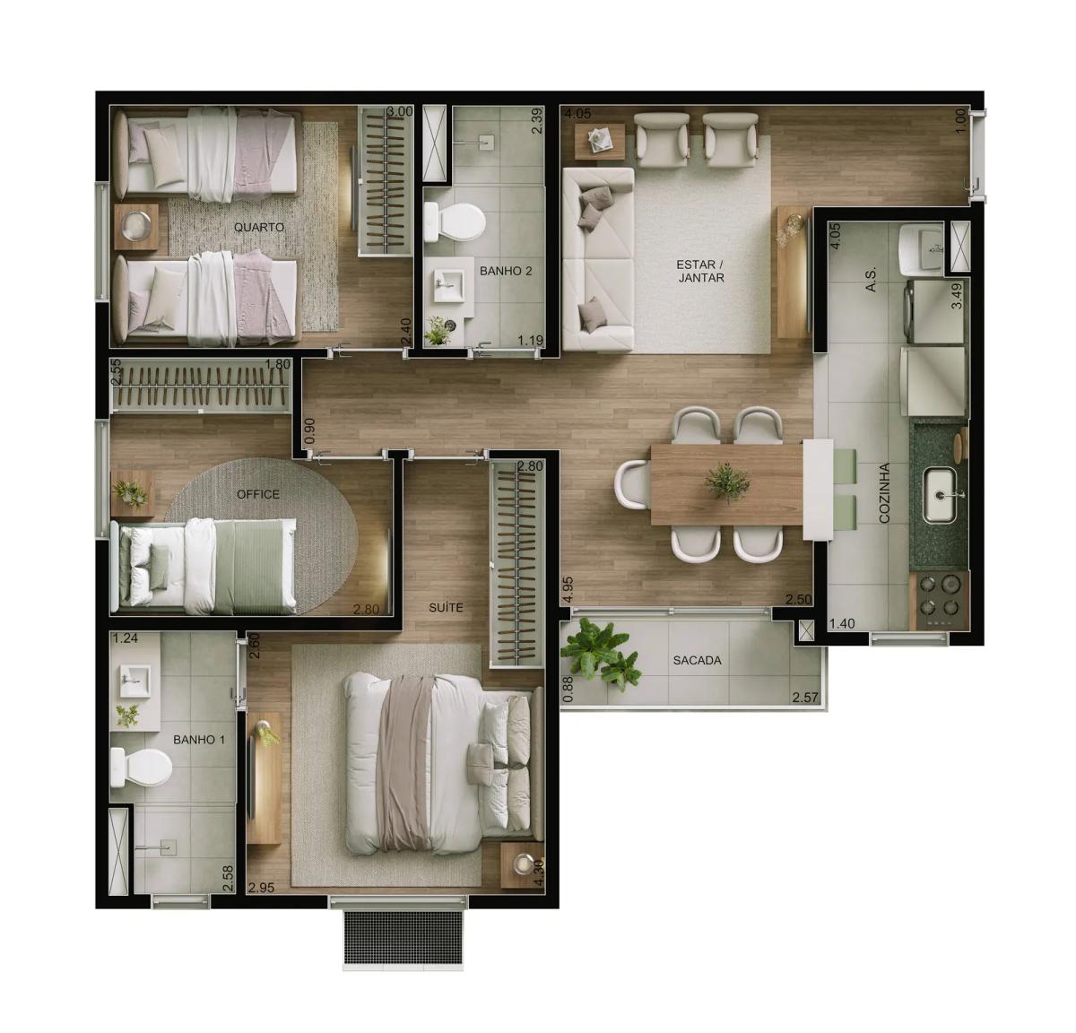 Planta Apto 3Q Pitangueira.webp