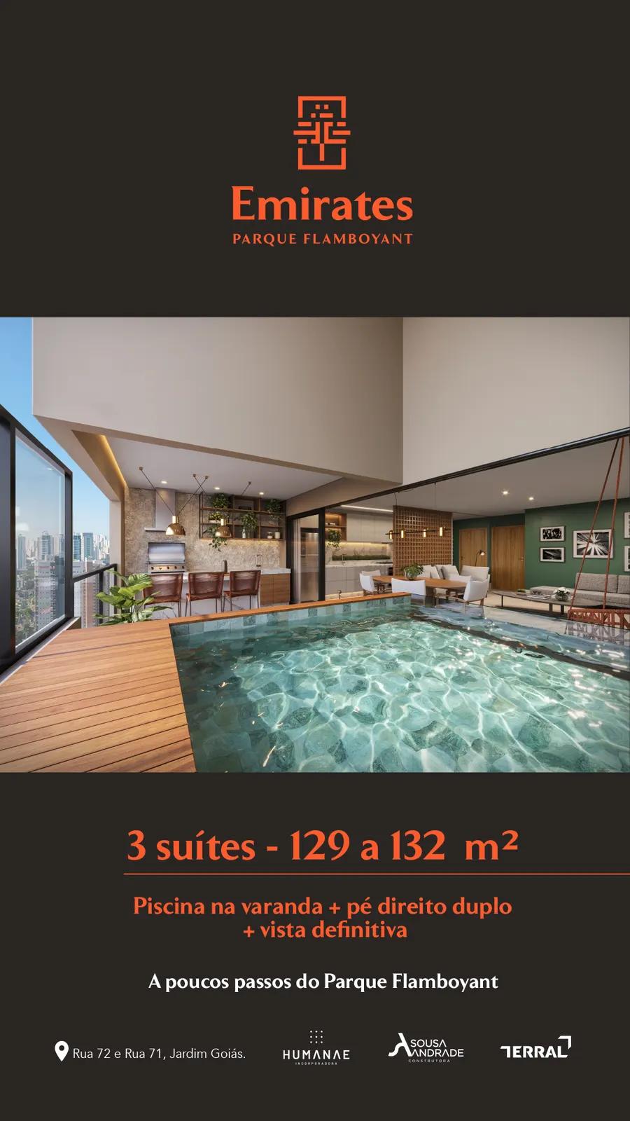 Emirates Parque Flamboyant – fachada do empreendimento