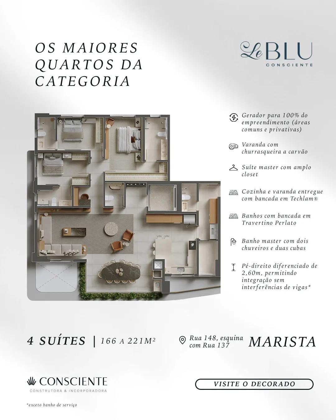Le Blu Consciente – fachada do empreendimento