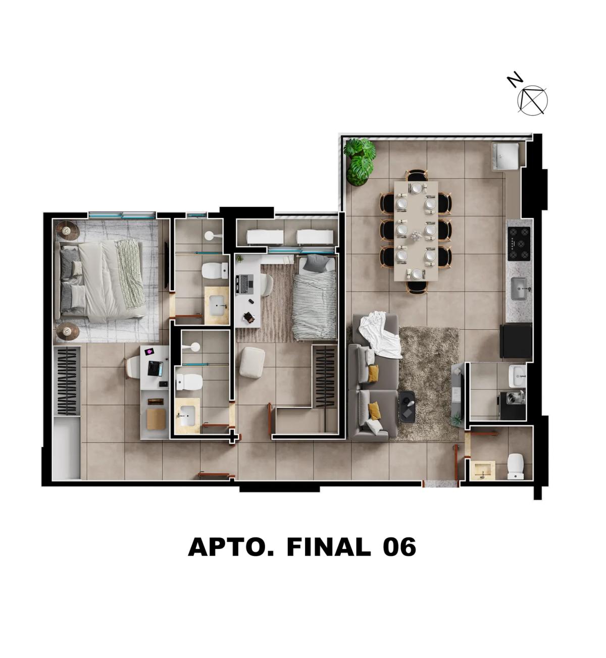 APTO 75m² - final 06 - sala integrada.webp