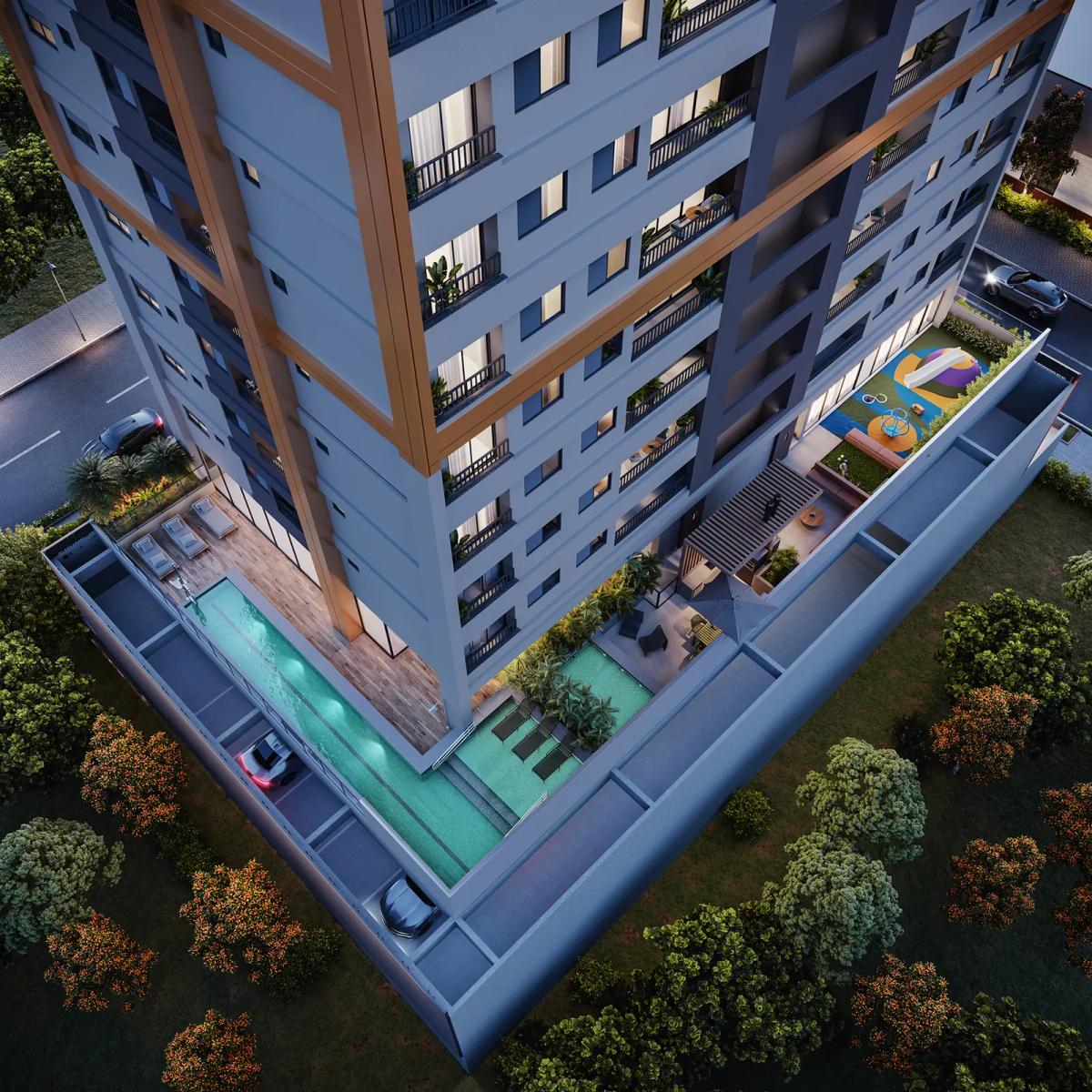 15W22 – fachada do empreendimento