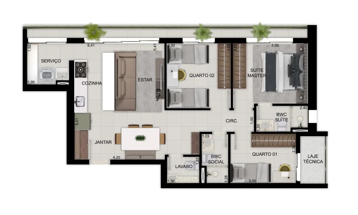 Tempus By Palme – fachada do empreendimento