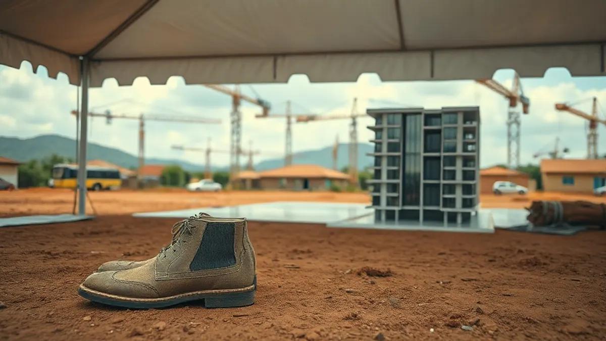 Foto original gerada para a matéria: Juros altos e o mercado imobiliário em Goiânia: o que esperar agora?