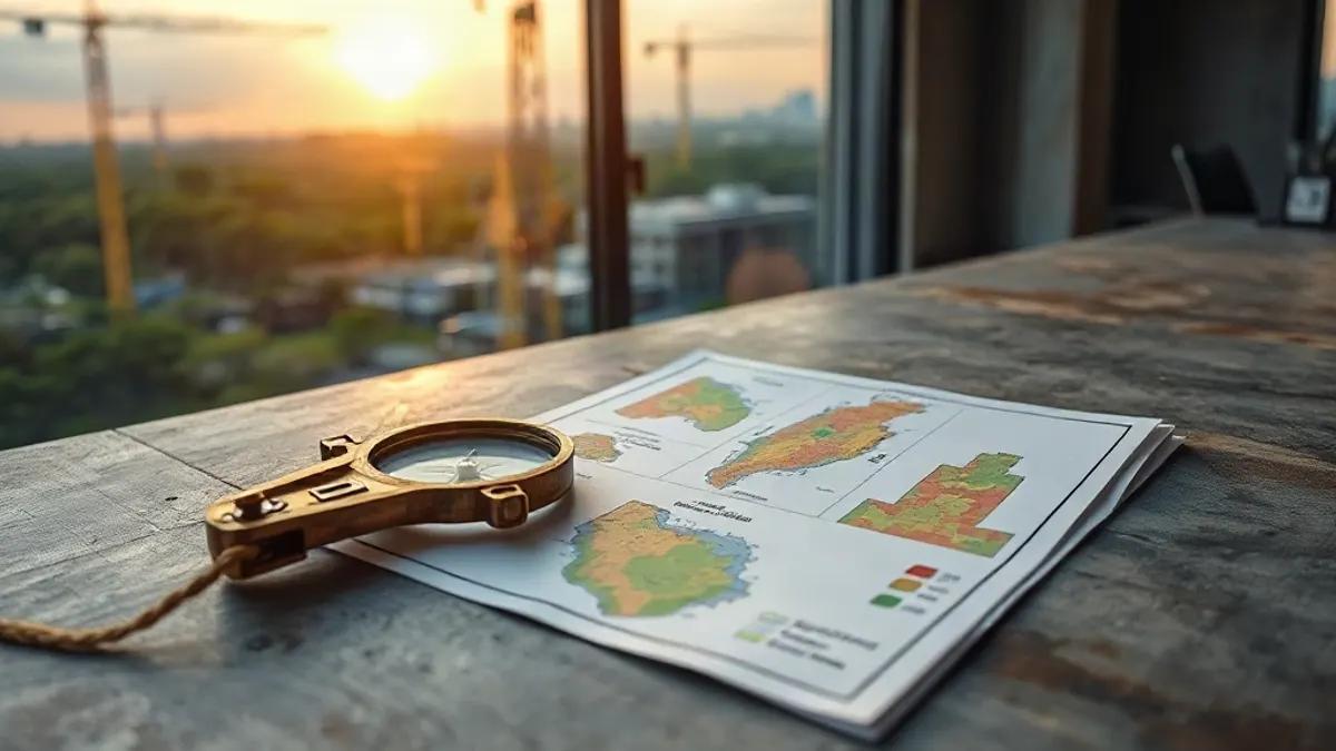 Foto original gerada para a matéria: Mercado imobiliário global: o que a alta nos EUA ensina para quem investe em Goiânia