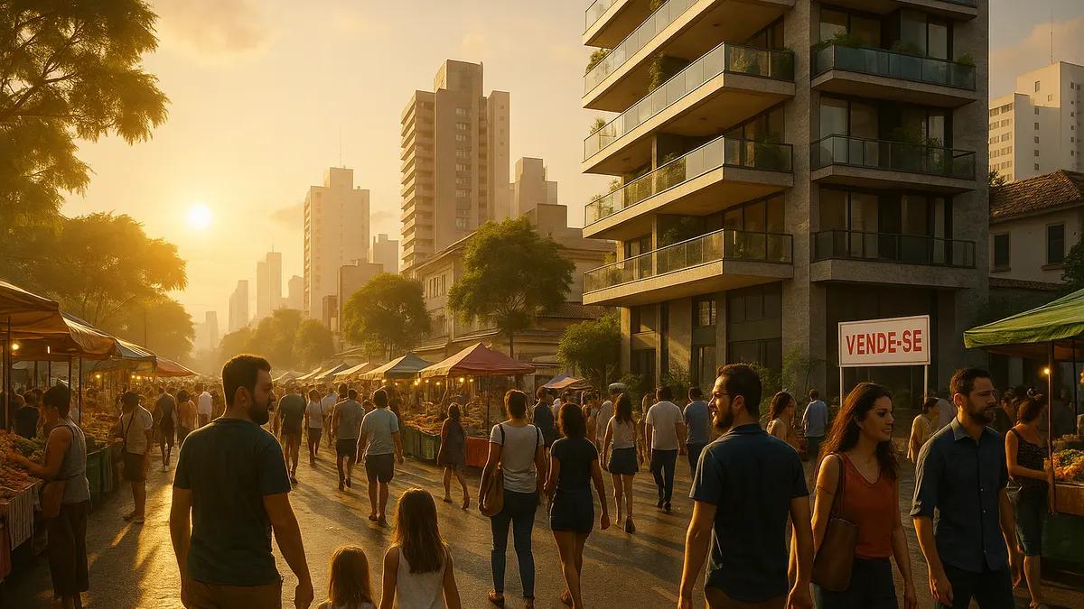 Foto original gerada para a matéria: Le Blu: Novo Empreendimento em Goiânia Promete Atrair Compradores e Investidores