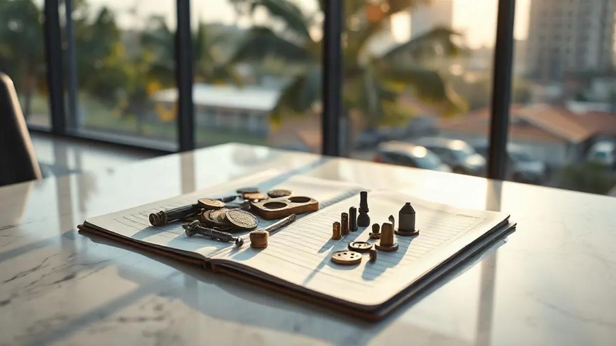 Foto original gerada para a matéria: Criptomoedas na Política: O que isso muda para o mercado imobiliário em Goiânia?