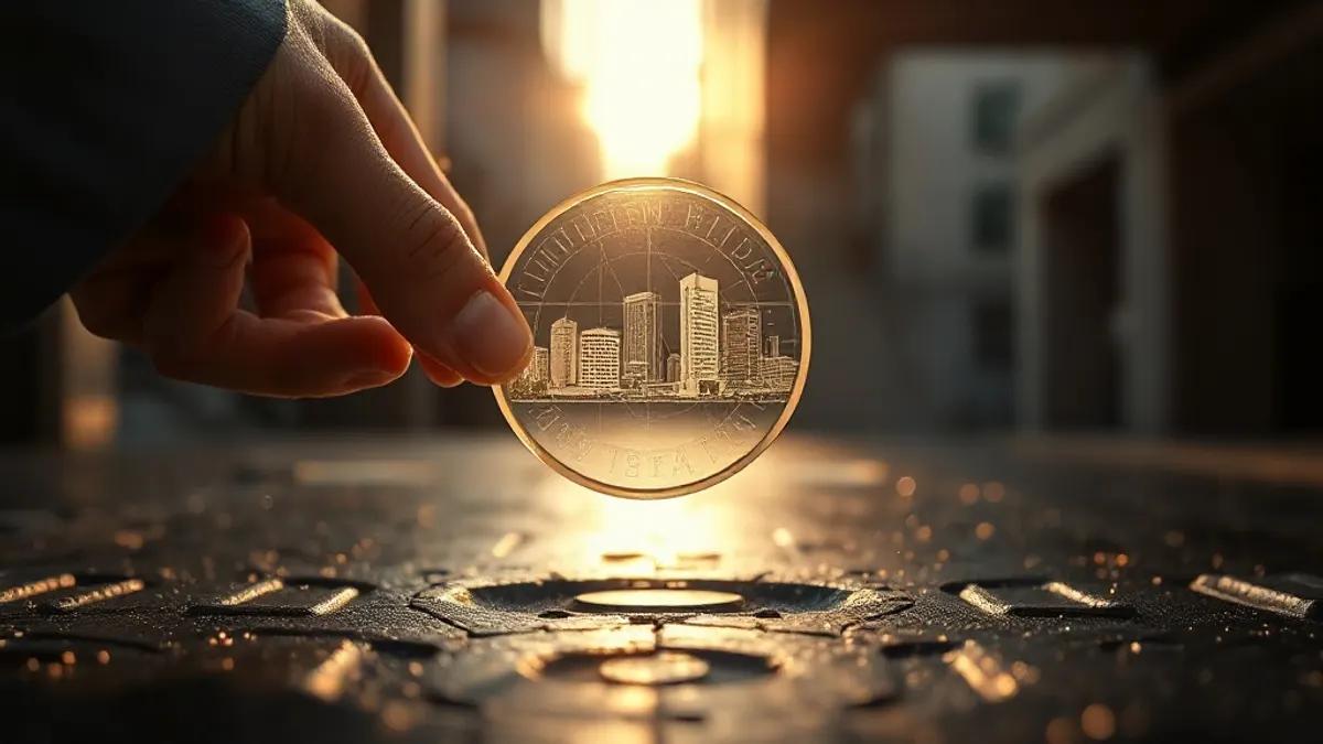 Foto original gerada para a matéria: Tokenização de Imóveis: O Futuro dos Investimentos em Goiânia