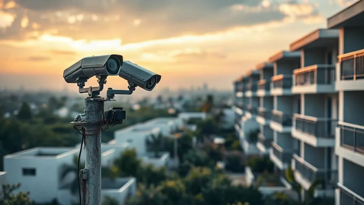 Foto original gerada para a matéria: Tecnologia de Monitoramento: O Que o Modelo ROSA Ensina ao Mercado Imobiliário de Goiânia