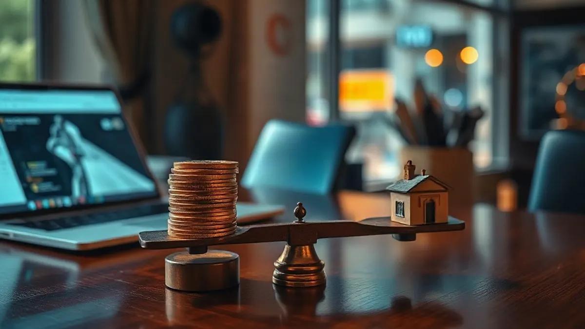 Foto original gerada para a matéria: Dólar em queda e mercado externo: como isso afeta seu imóvel em Goiânia
