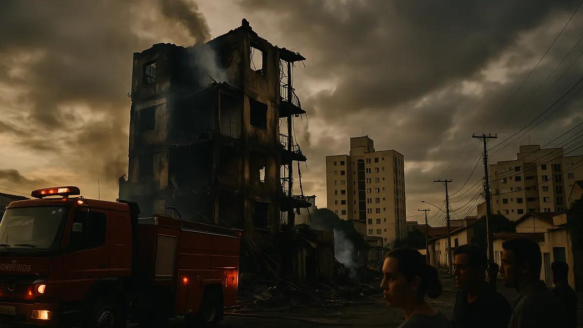 Foto original gerada para a matéria: Incêndio em Imóveis no Cambuci: Impactos para o Mercado Imobiliário em Goiânia