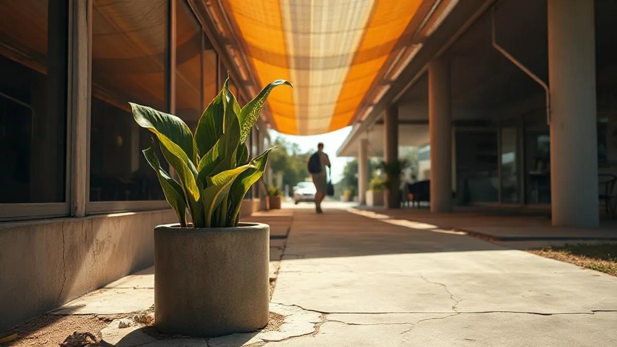 Foto original gerada para a matéria: Ondas de calor globais: como o clima influencia o mercado imobiliário em Goiânia