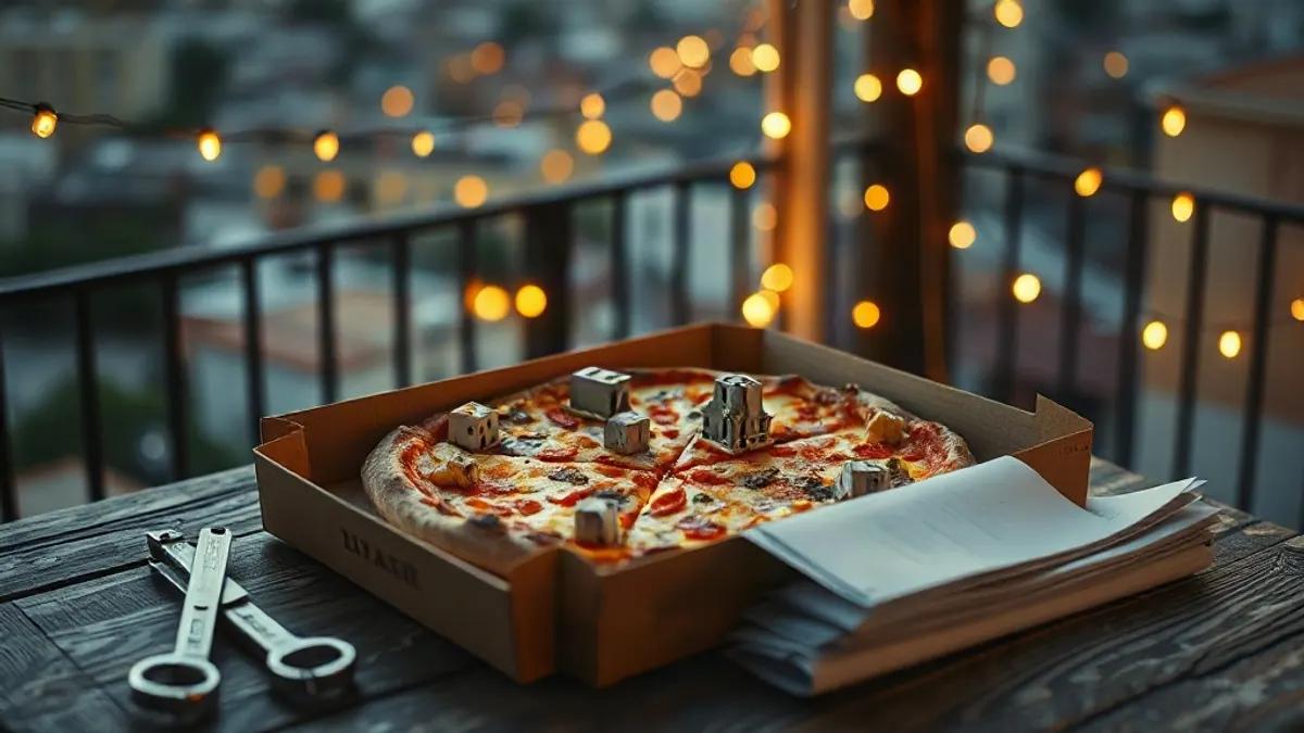 Foto original gerada para a matéria: O que o mercado imobiliário em Goiânia pode aprender com uma pizza inesperada