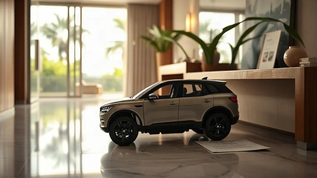 Foto original gerada para a matéria: Convivência em condomínios: o caso da mini Land Rover e o impacto nas regras de vizinhança