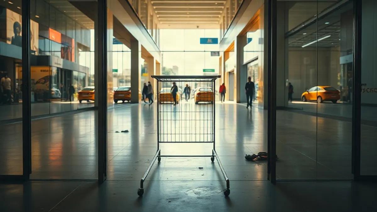 Foto original gerada para a matéria: Crise no varejo: o que o fechamento de lojas das Casas Bahia ensina ao mercado