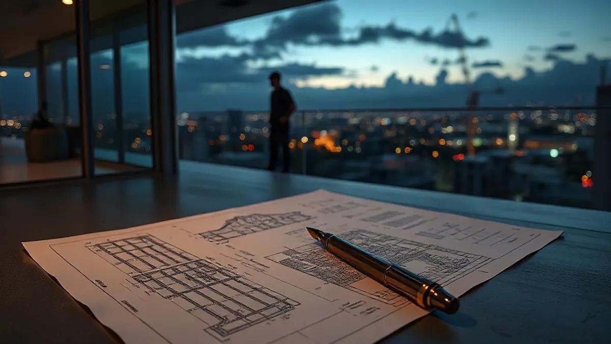 Foto original gerada para a matéria: Tensões Globais e o Mercado Imobiliário em Goiânia: O que você precisa saber