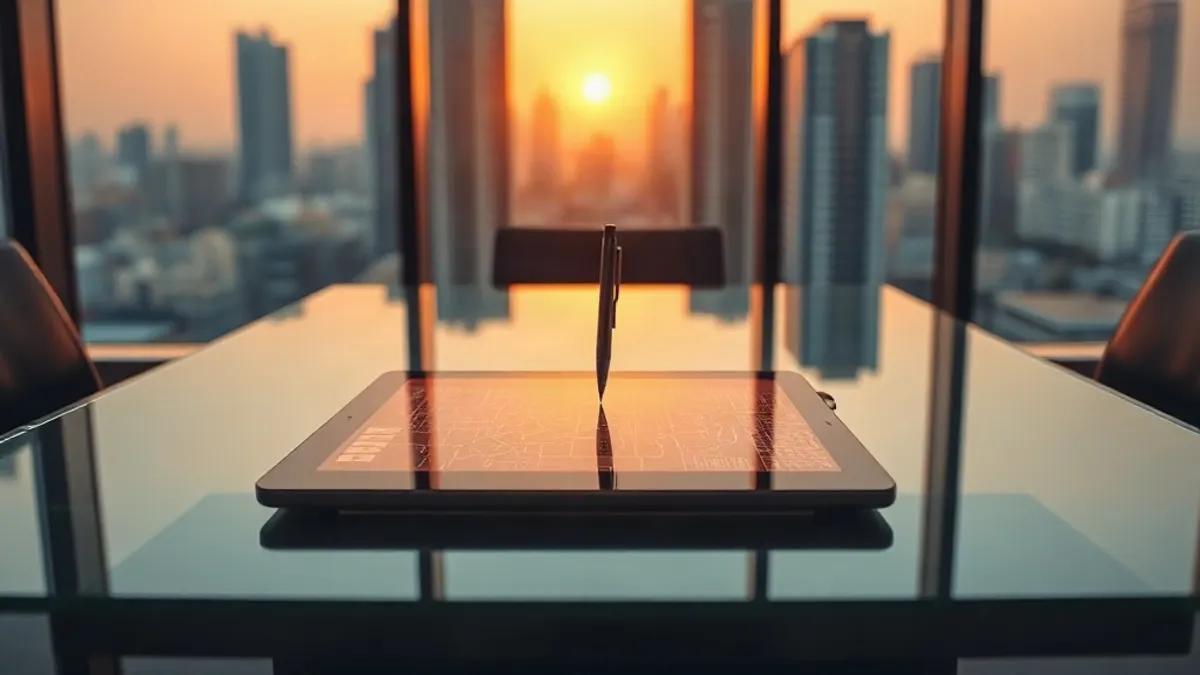 Foto original gerada para a matéria: IA no Mercado Imobiliário de Goiânia: Como a Tecnologia Muda seu Investimento