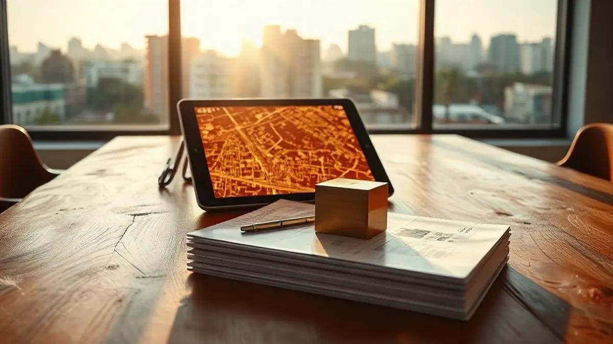 Foto original gerada para a matéria: Tecnologia no Imobiliário: Como a Escolha da Ferramenta Muda sua Compra em Goiânia