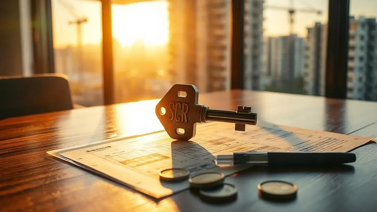 Foto original gerada para a matéria: Financiamento Imobiliário em Goiânia: Como o SCR do Banco Central protege você
