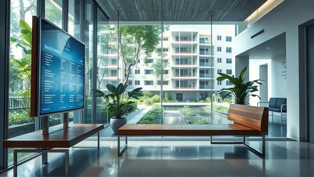 Foto original gerada para a matéria: Impacto da Saúde na Valorização Imobiliária: Por que Goiânia se destaca?