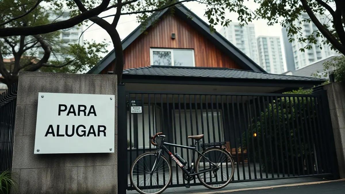 Foto original gerada para a matéria: Aluguel de Casas em Curitiba: O que o volume atual diz sobre o mercado