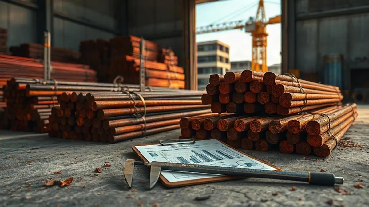 Foto original gerada para a matéria: Minério de ferro em alta: como isso afeta o mercado imobiliário em Goiânia?
