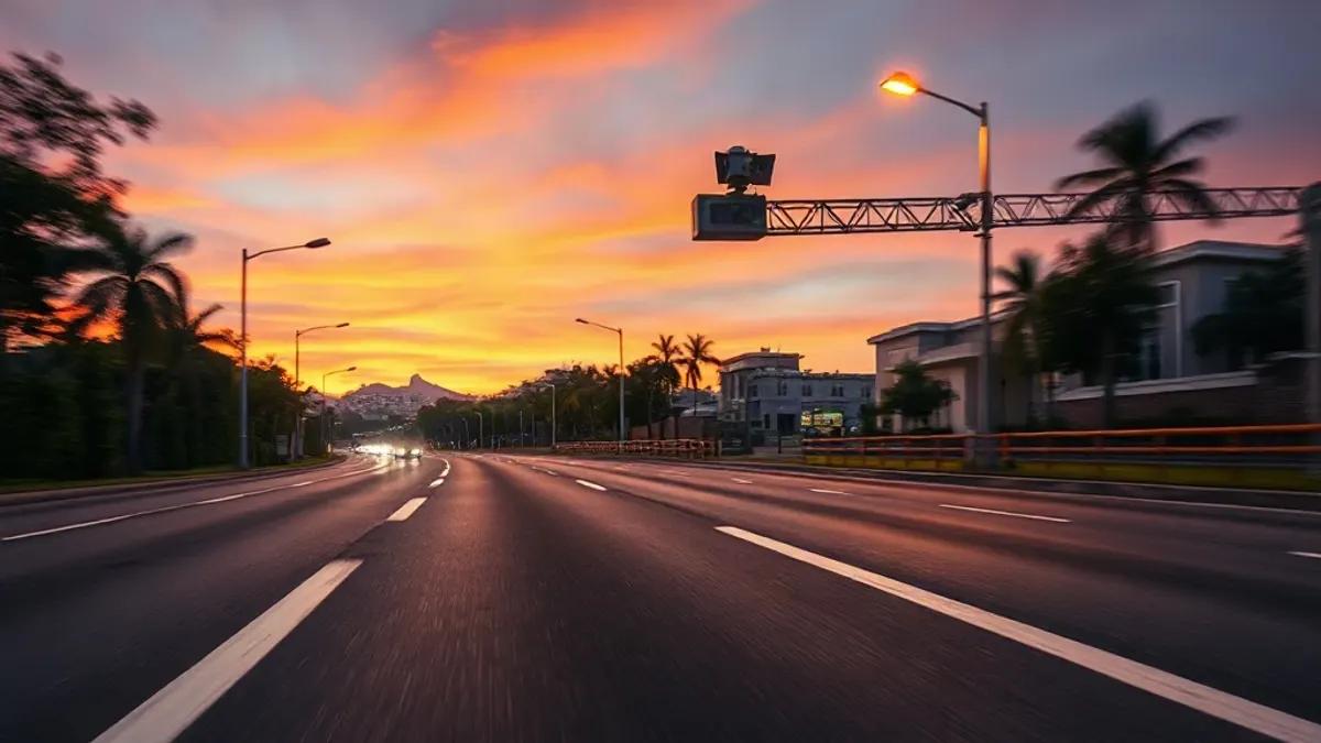 Foto original gerada para a matéria: Segurança na Rodovia: O Impacto da Infraestrutura no Mercado Imobiliário de Goiás