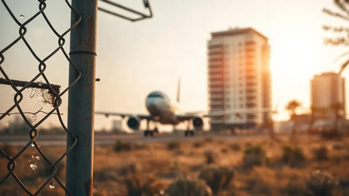 Foto original gerada para a matéria: Proximidade com aeroportos: o segredo para valorizar seu imóvel em Goiânia