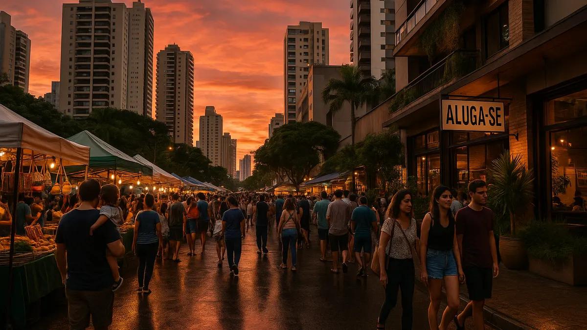 Foto original gerada para a matéria: Como a Geração de Leads Impacta Corretores e Compradores em Goiânia