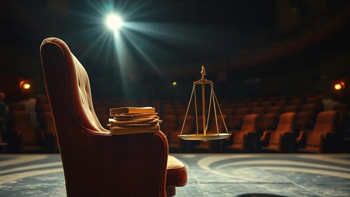 Foto original gerada para a matéria: O que o sucesso e o fracasso no palco ensinam sobre investimentos em imóveis