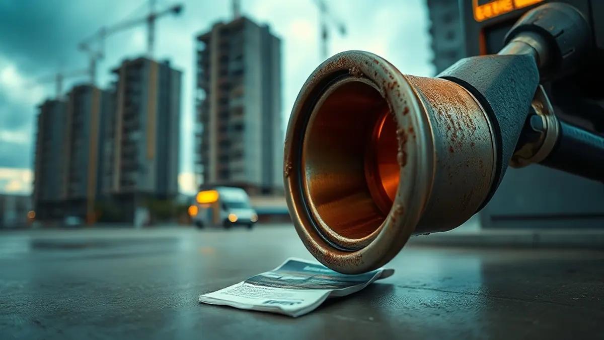 Foto original gerada para a matéria: Conflitos globais e o preço da gasolina: como o mercado de Goiânia reage