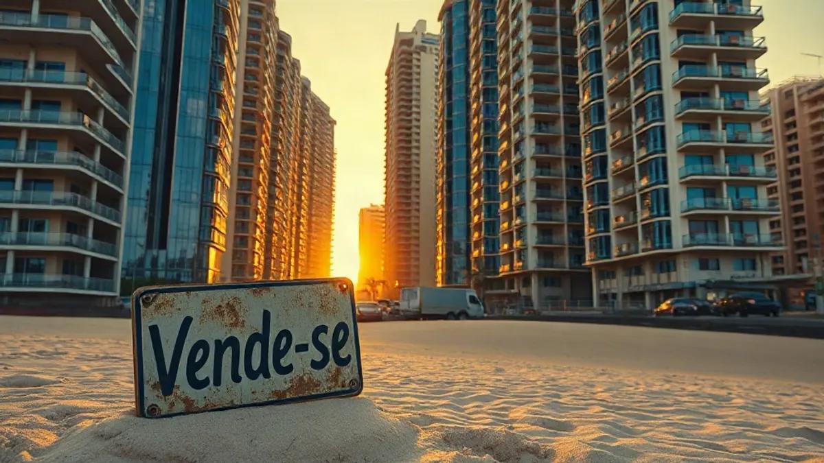 Foto original gerada para a matéria: A escassez de terrenos na orla de Fortaleza e o impacto no preço dos imóveis