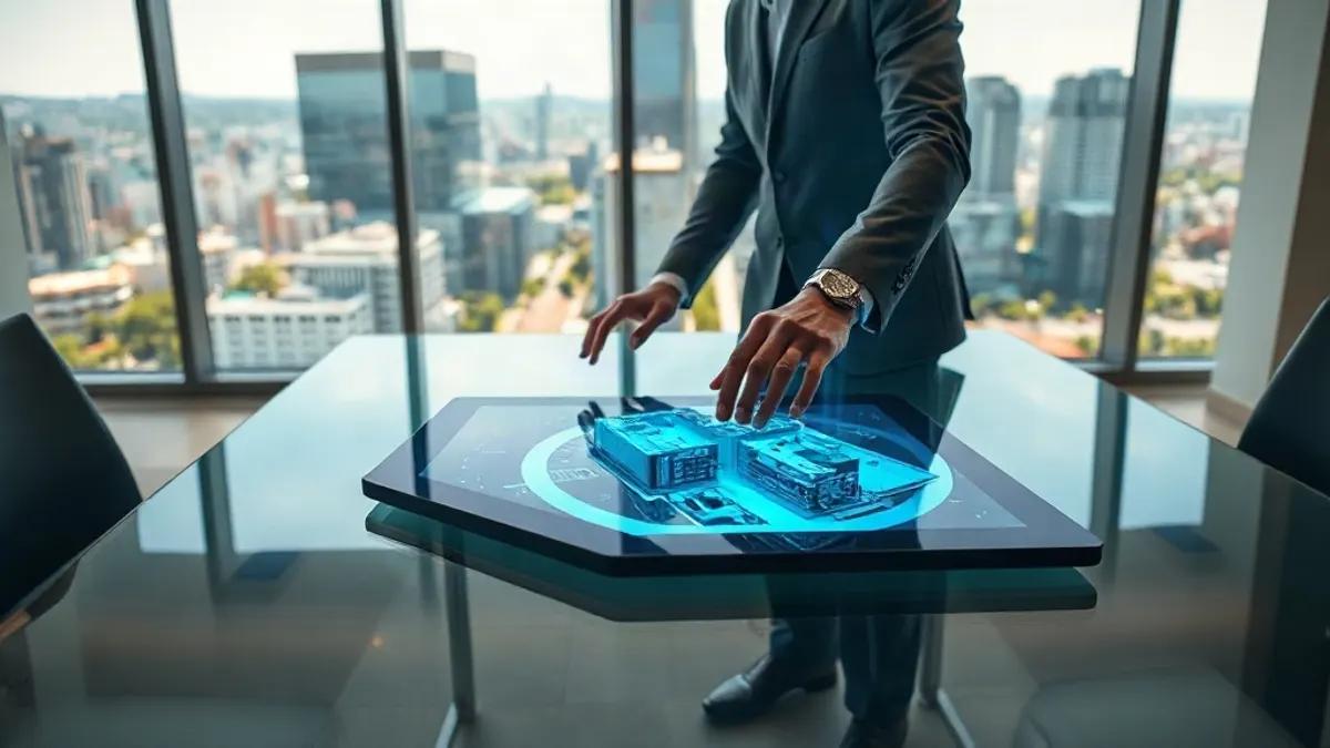 Foto original gerada para a matéria: Revolução Digital no Mercado Imobiliário de Goiânia: O que muda com a nova IA?