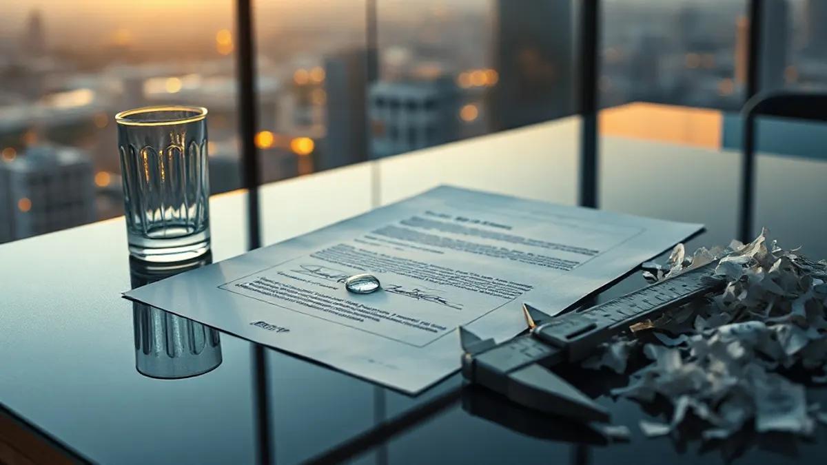 Foto original gerada para a matéria: Segurança Jurídica no Imobiliário: O que o Caso Banco Master ensina ao investidor
