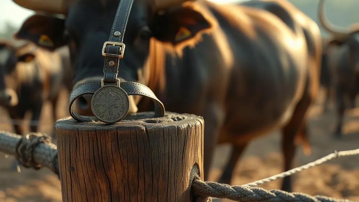 Foto original gerada para a matéria: Investimento Rural em Goiânia: O que a história do boi Cacique ensina sobre valor