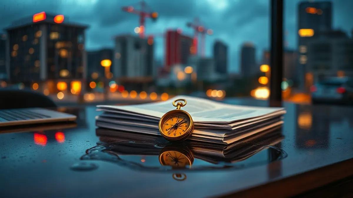 Foto original gerada para a matéria: Juros nos EUA e o impacto no seu próximo investimento imobiliário em Goiânia