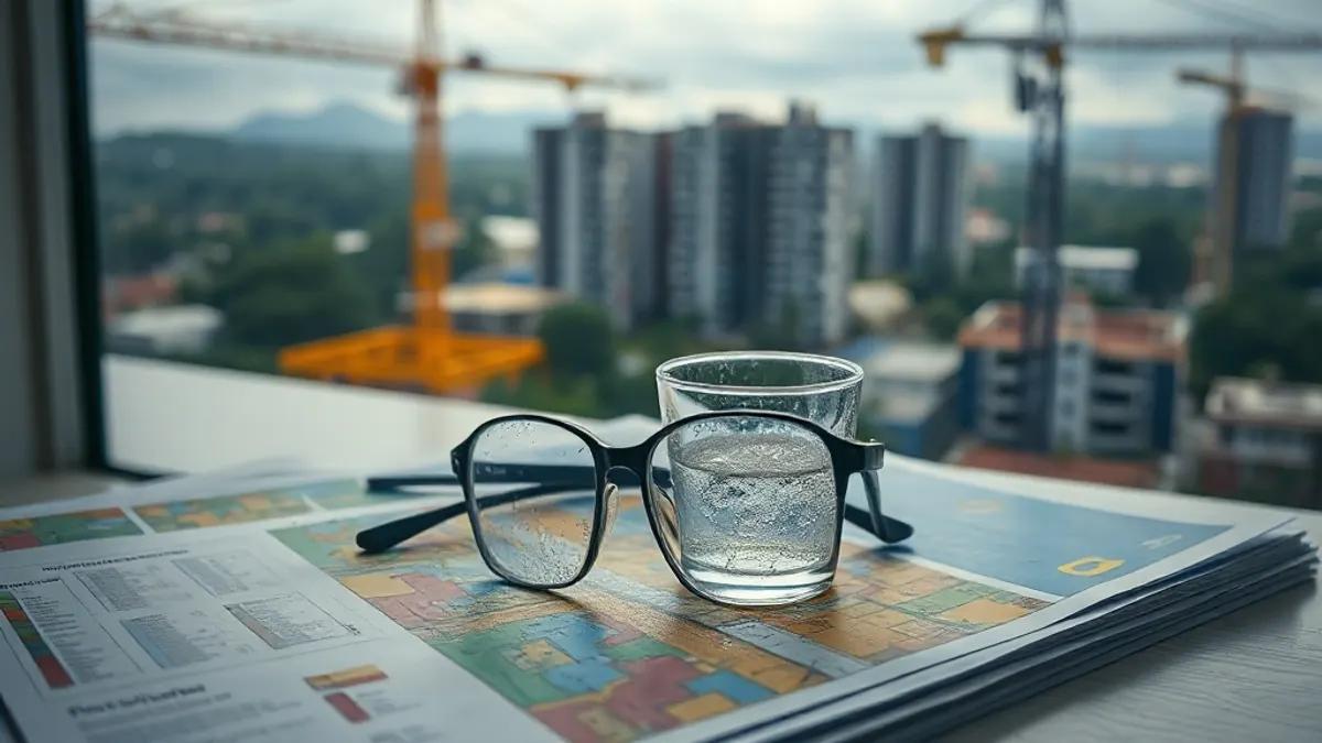 Foto original gerada para a matéria: Investidores dominam o mercado imobiliário: o que isso significa para Goiânia?