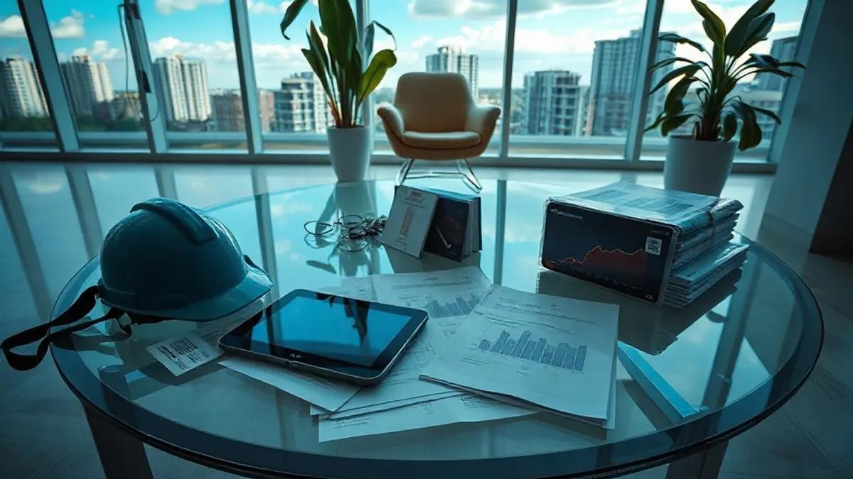 Foto original gerada para a matéria: O que o prejuízo da MRV diz sobre o mercado imobiliário em Goiânia?