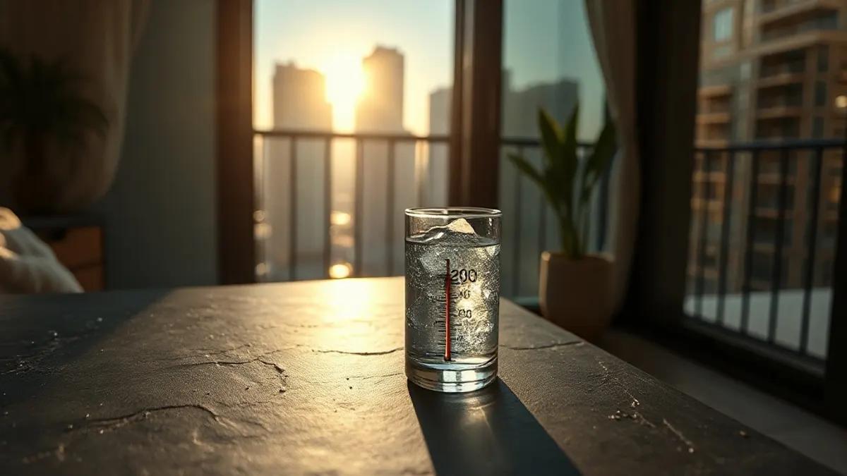 Foto original gerada para a matéria: Calor extremo em Goiânia: O que a estiagem ensina sobre valorização imobiliária