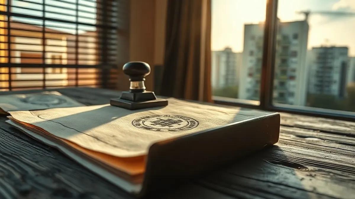 Foto original gerada para a matéria: Documentação Imobiliária em Goiânia: O Segredo para Investir com Segurança
