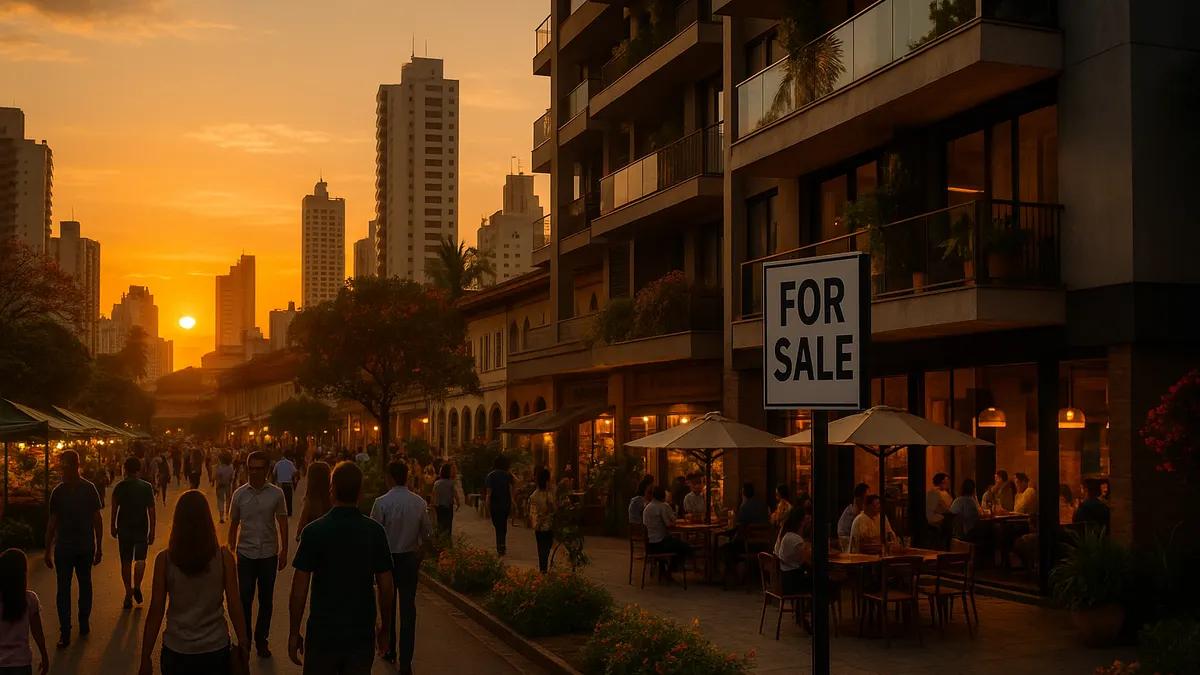 Foto original gerada para a matéria: Mudanças na Mesa de Juros e o Impacto no Mercado Imobiliário de Goiânia