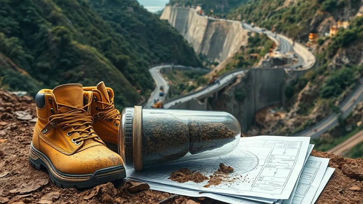 Foto original gerada para a matéria: Construção Civil: Obras de Infraestrutura Seguram o Emprego no Rio de Janeiro