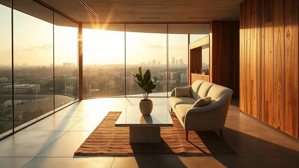 Foto original gerada para a matéria: O novo luxo no mercado imobiliário de Goiânia: exclusividade e experiência