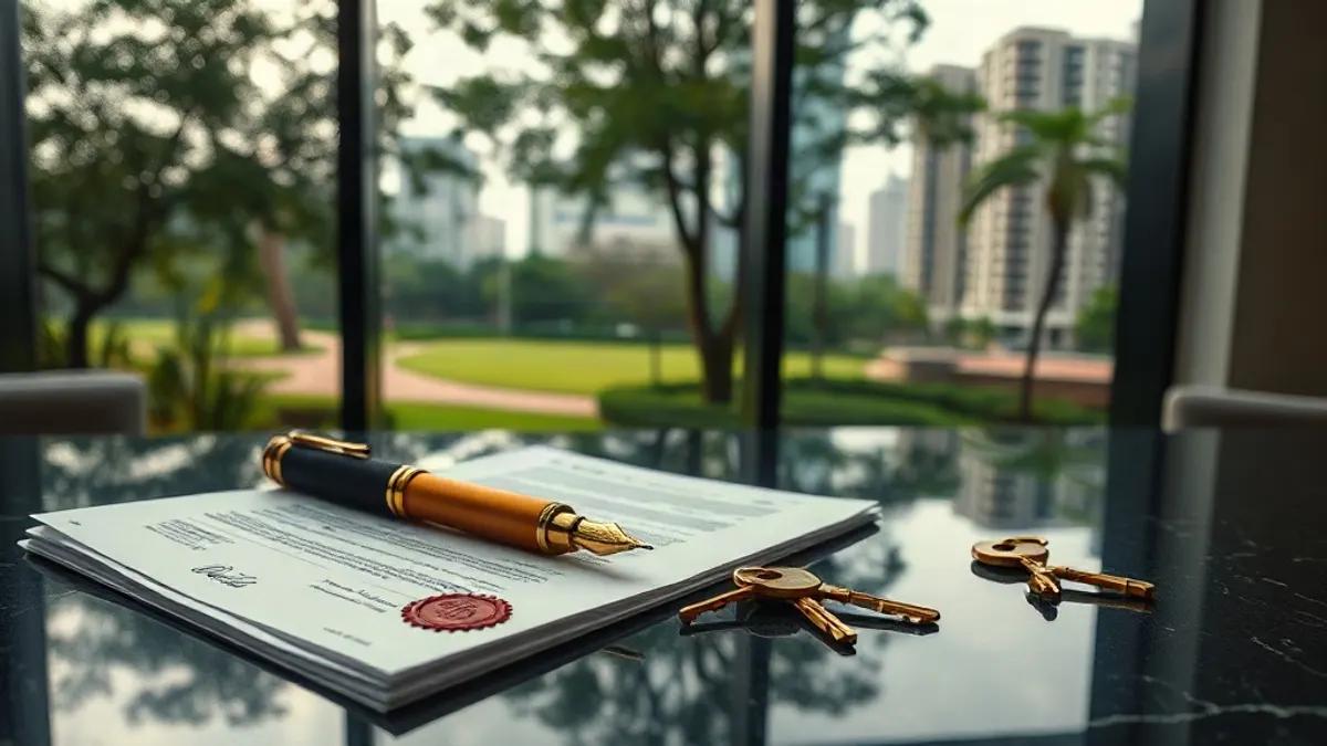 Foto original gerada para a matéria: Reforma Tributária e o Mercado Imobiliário em Goiânia: O que muda para você?
