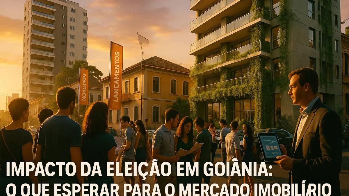 Foto original gerada para a matéria: Impacto da Eleição em Goiânia: O que Esperar para o Mercado Imobiliário