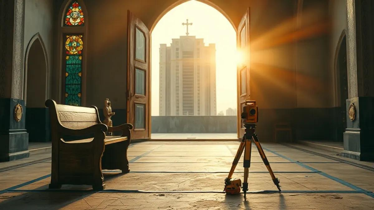 Foto original gerada para a matéria: Mudança de uso em templos: como isso impacta o mercado imobiliário em Goiânia