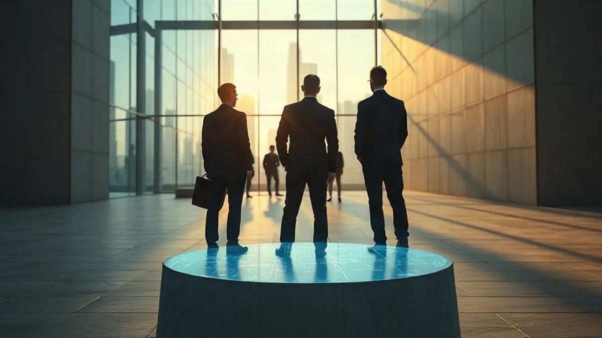 Foto original gerada para a matéria: Superlógica Next 2026: O futuro da gestão imobiliária e o impacto da IA em São Paulo