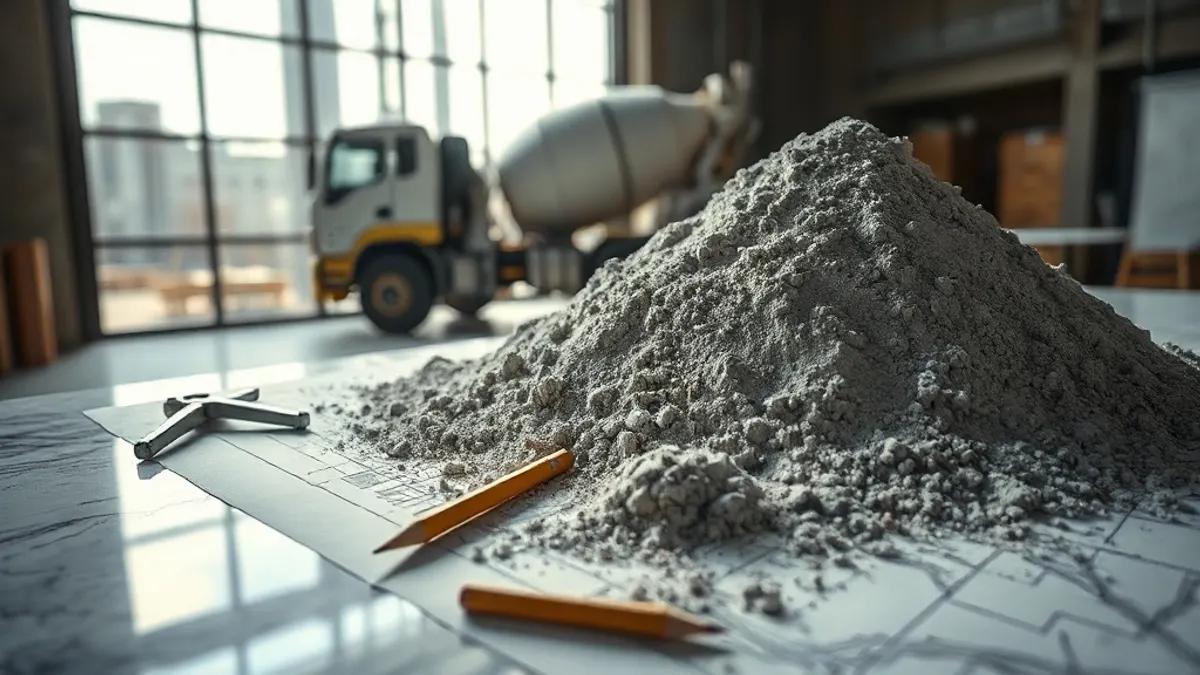 Foto original gerada para a matéria: O que a movimentação das gigantes do cimento muda para quem constrói em Goiânia