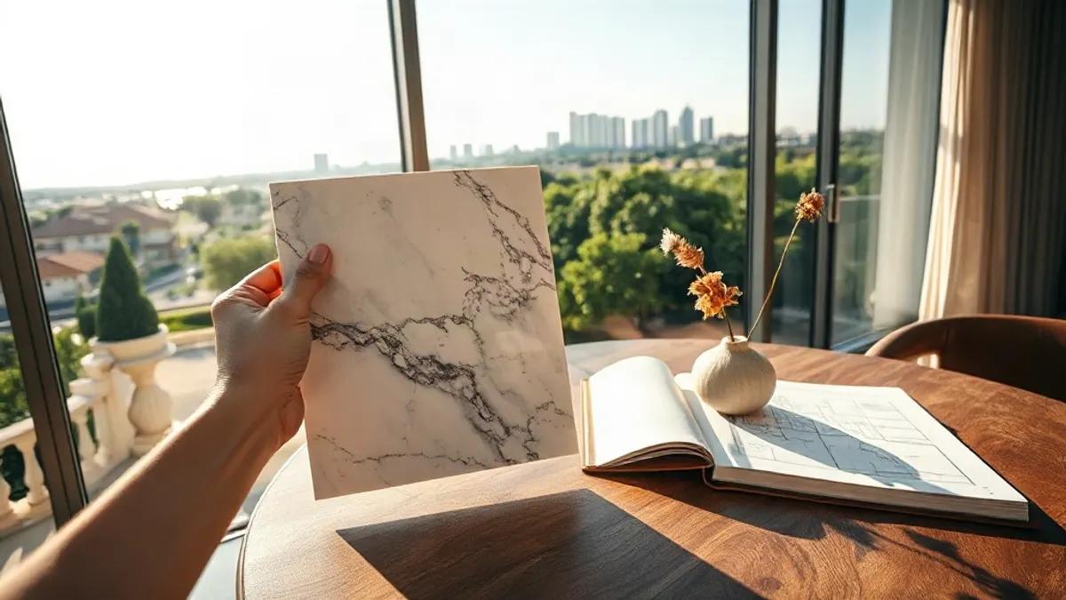 Foto original gerada para a matéria: Design e Valorização: Como a Estética de Luxo Transforma o Mercado Imobiliário em Goiânia